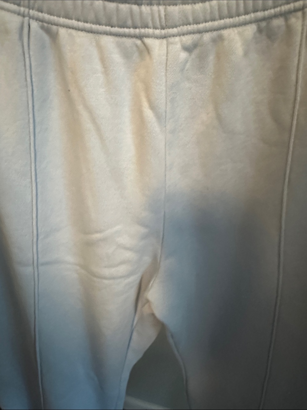 Nike Light Blue Fleece Joggers with Swoosh - Picture 5 of 7